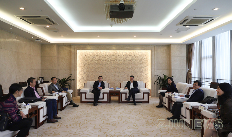 浙江省社科联领导一行赴浙大调研