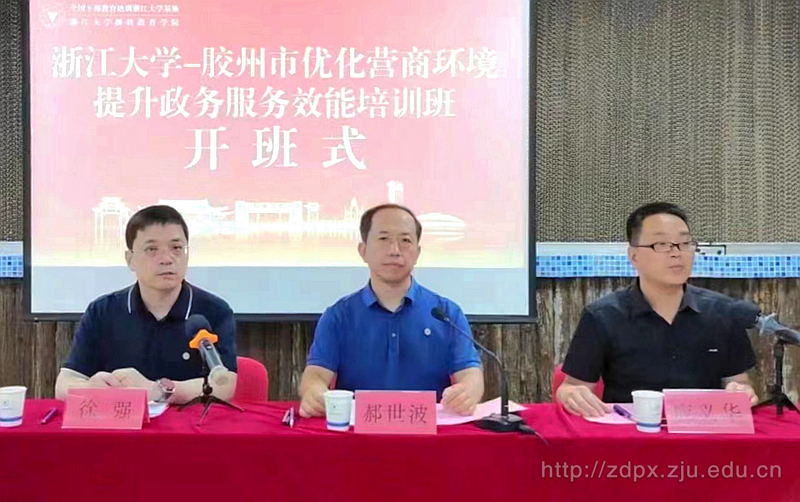 胶州市优化营商环境提升政务服务效能培训班顺利举办